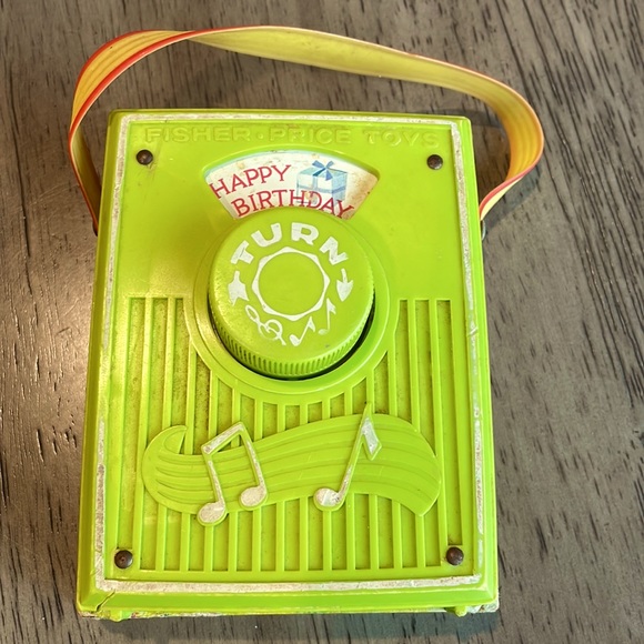 FisherPrice Toys Vintage Fisher Price Happy Birthday Music Box